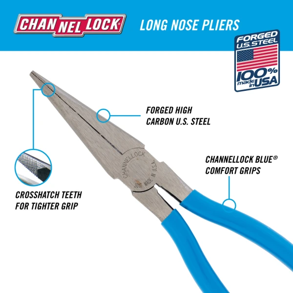 3017 8-inch Long Nose Pliers