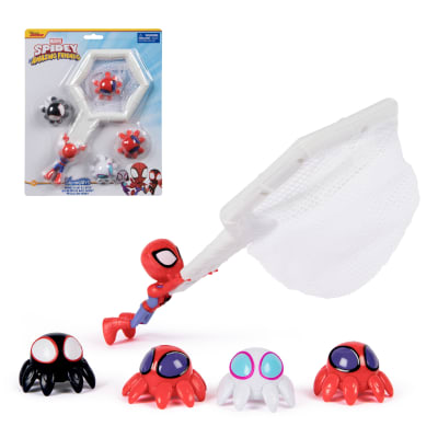 SwimWays Marvel Spidey and His Amazing Friends Float and Catch Game, Water Toy, Outdoor Toys, Marvel Pool Party Favors & Bath Toys for Kids Ages 5 & Up