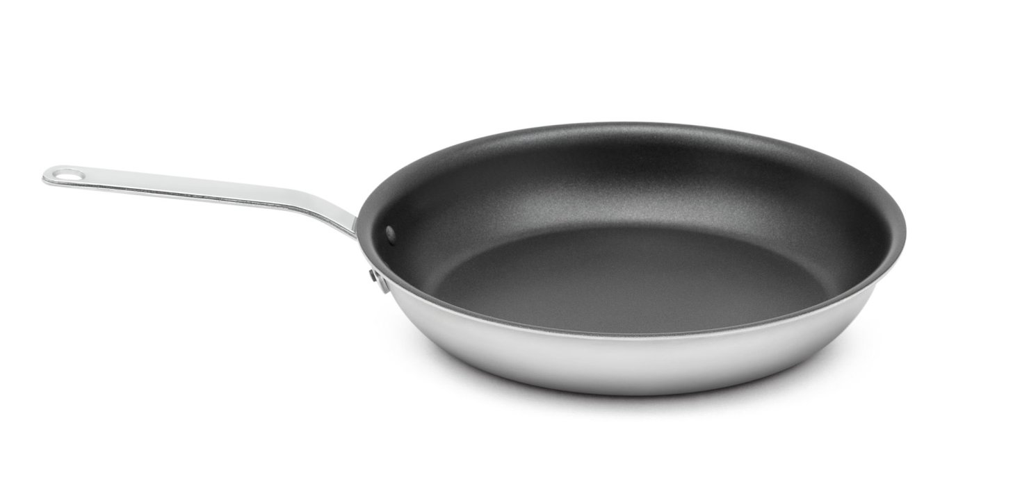 12-inch Tribute® 3-ply fry pan with CeramiGuard® II nonstick coating and plated handle