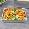 Half-size 2 ½-inch-deep Super Pan V® stainless steel steam table pan