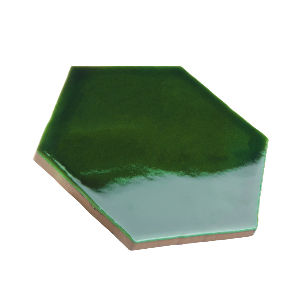 Viva Hex Antic Verde 5-7/8 in. x 6-3/4 in. Ceramic Wall Tile