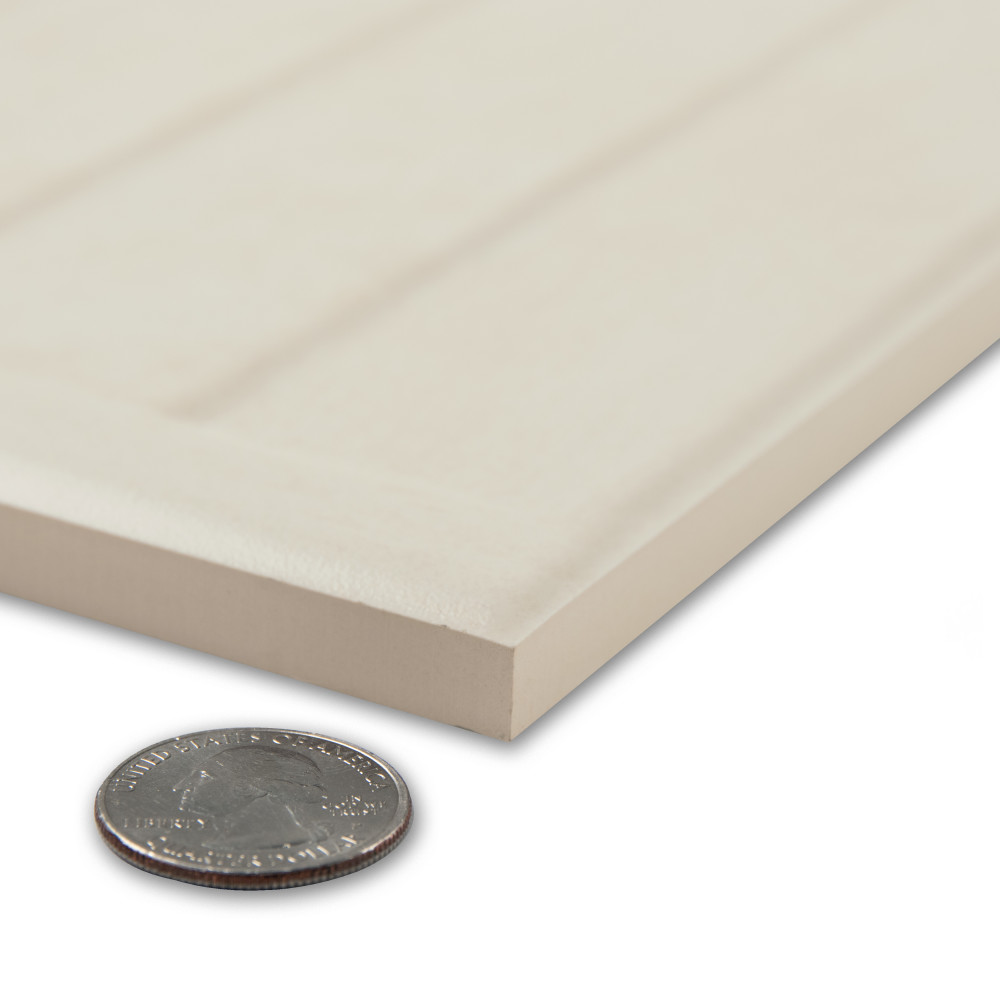 Habanera Decor Bone 11-7/8 in. x 35-1/2 in. Ceramic Wall Tile