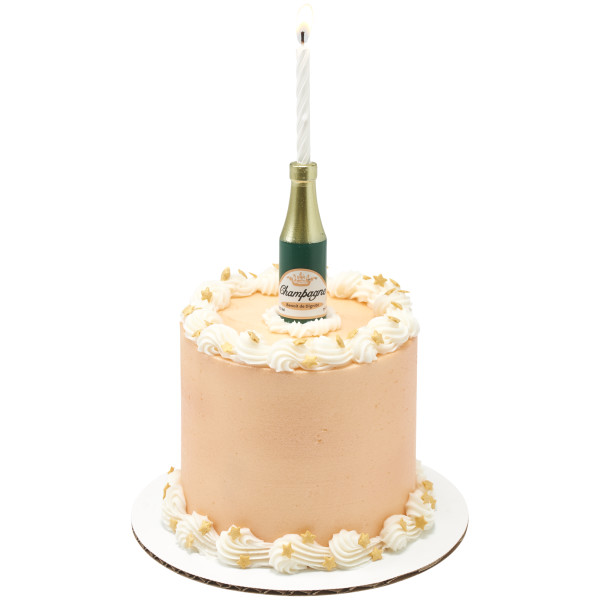 Champagne Bottle Candle Holder