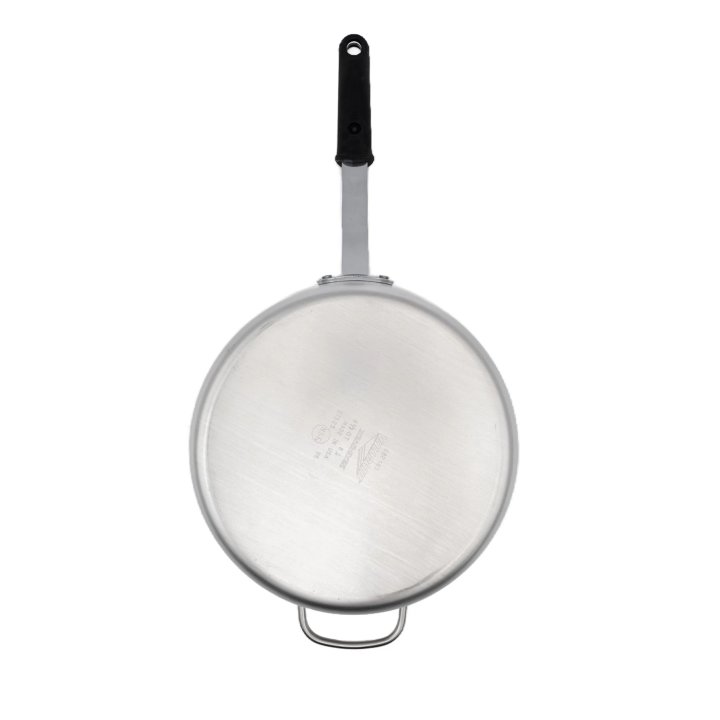 8 ½-quart Wear-Ever® tapered aluminum saucepan with natural finish and silicone handle