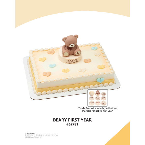Beary First Year The Magic of Cakes® Icing Only Page