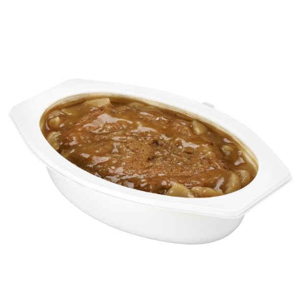 HORMEL(r) COMPLEATS(r) Salisbury Steak, 6/9oz. . C1C0 - Front Center Out of Package (Hi Res)