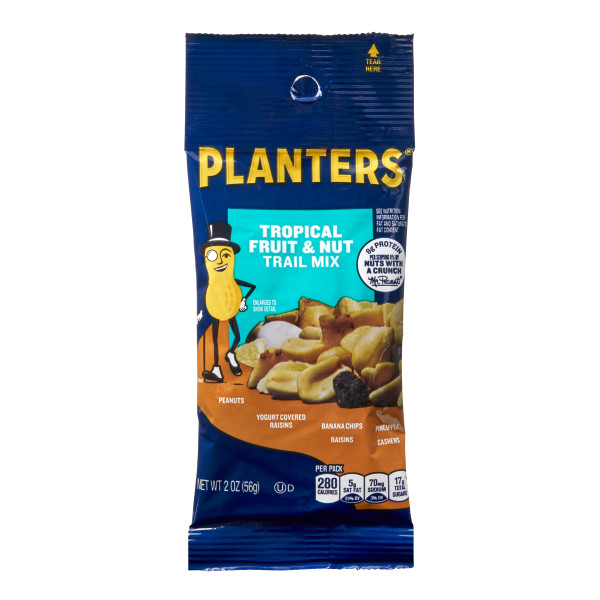 PLANTERS(r) Trail Mix Fruit Nuts 72/2oz . C1CB - Front Center Inner Pack (Hi Res)