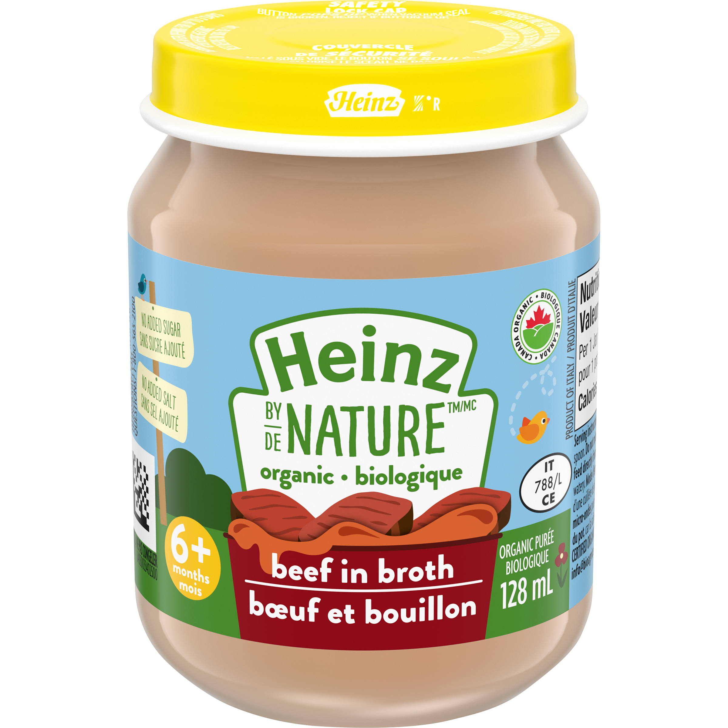 Heinz by Nature Organic Baby Food - Beef in Broth Purée