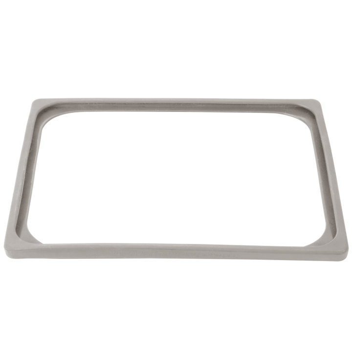Half-size high-temperature silicone pan band in gray