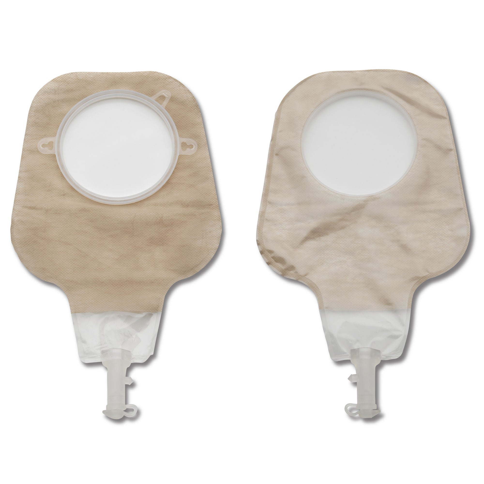 New Image™ 2-Piece Ultra-Clear Ostomy Pouch, Pre-cut to Fit 102 mm Stoma, Yellow