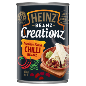  Heinz Beanz Creationz® Medium Salsa Chilli Beanz 420g 
