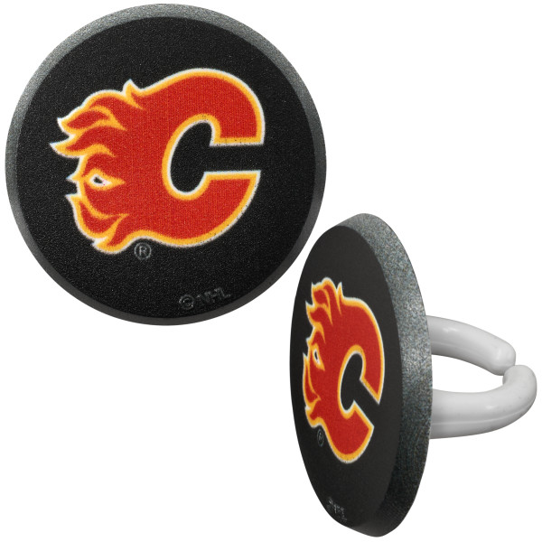 NHL® Team Puck Cupcake Rings