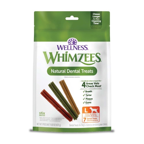 WHIMZEES Stix packaging for breed size L