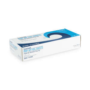 Boardwalk, Heavy-Duty Aluminum Foil Pop-Up Sheets, 63 Gauge, 12 x 10.75