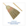 Boardwalk, 8in, Parlor Broom, 56" Overall Length, Corn Bristles, Natural
