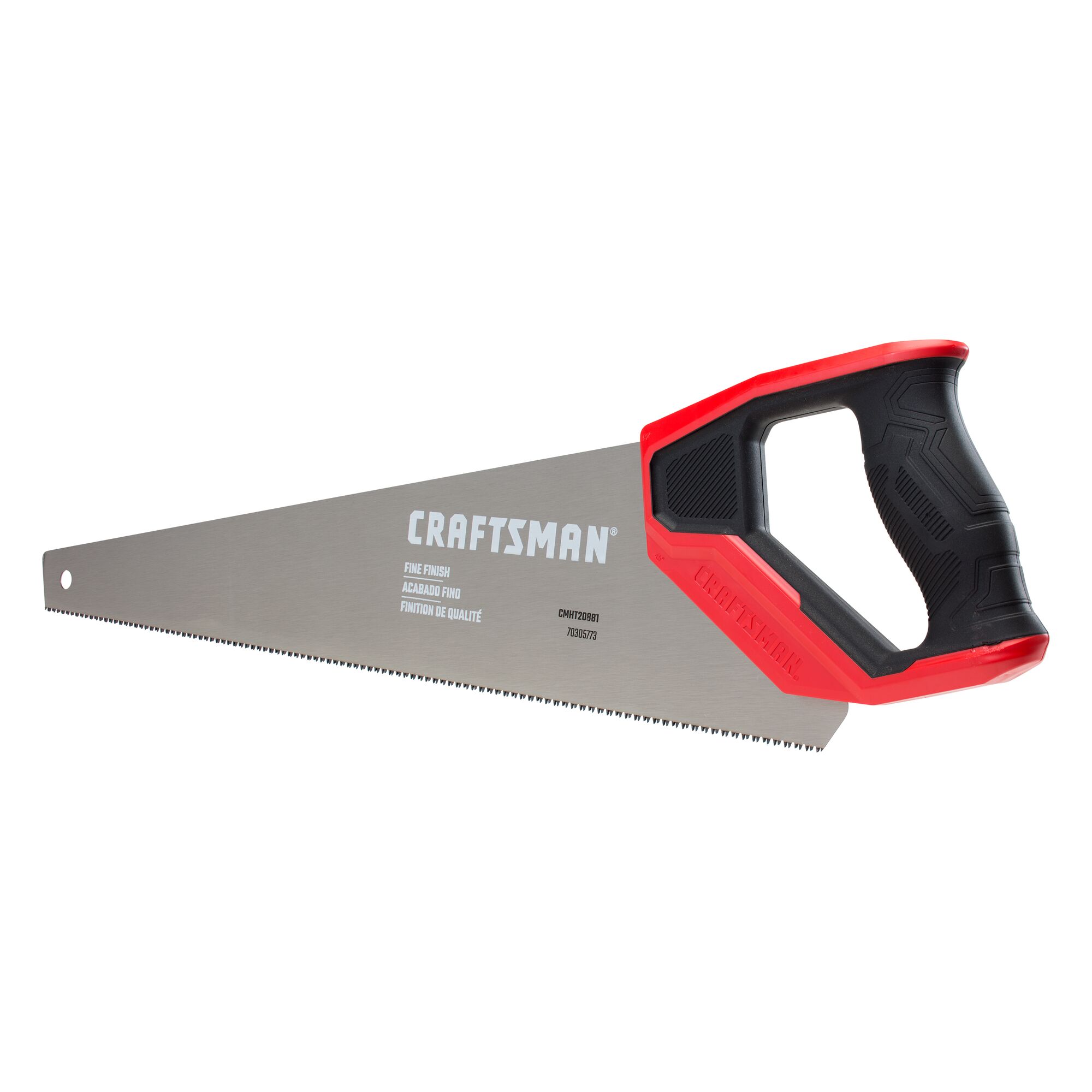 View of CRAFTSMAN Handsaw on white background