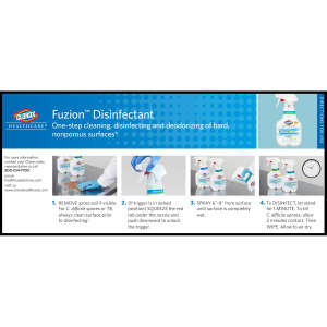 Clorox, Clorox Healthcare Fuzion Cleaner Disinfectant,  32 fl oz Bottle