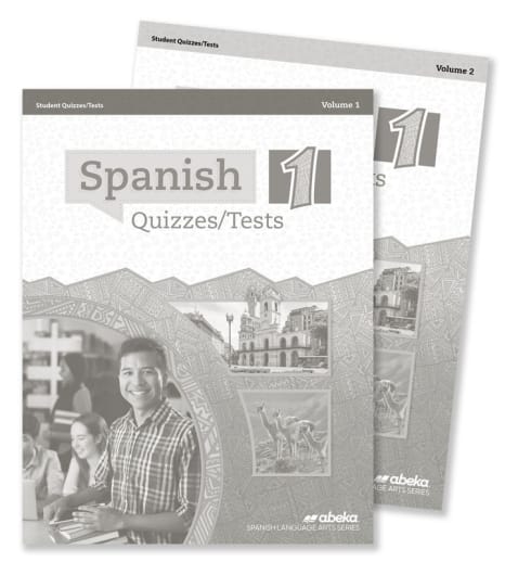 Abeka Spanish 1 Quiz and Test Book Volume 1 & 2