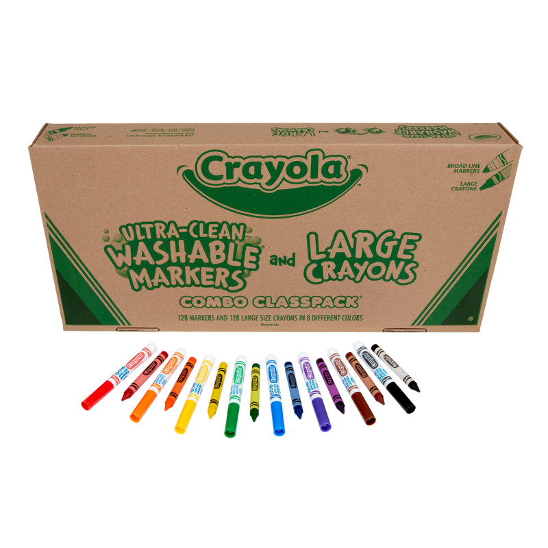 Large+Size+Crayons+and+Markers+Classpack+%2C+256+Count