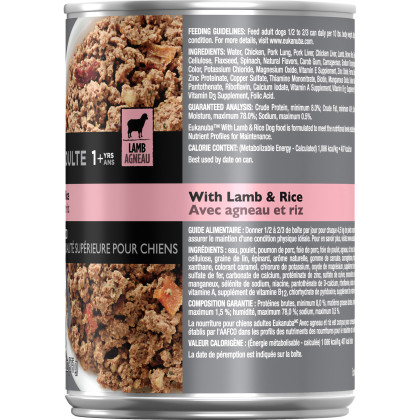 Eukanuba Adult Adult Lamb & Rice Canned Dog Food
