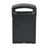 Rubbermaid Commercial, Tailor, Frame, 41 gal, Metal, Black, Square, Receptacle