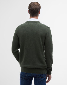 Essential Tisbury Crew-Neck Jumper Forest