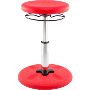 Kids Adjustable Standard Wobble Chair 14-19", Red