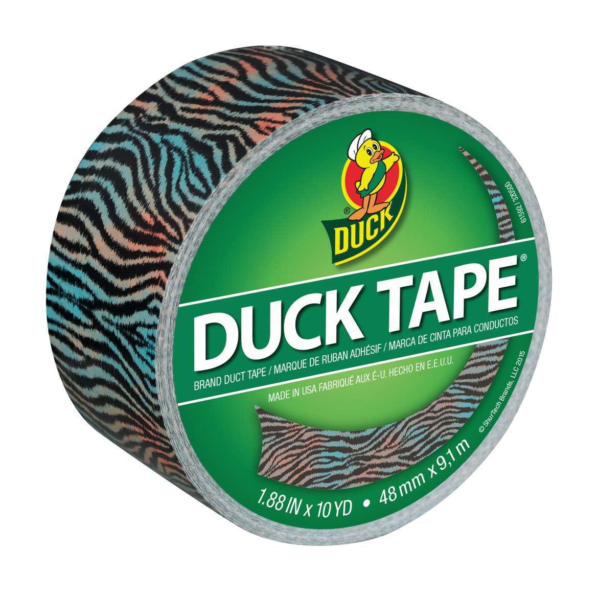Printed Duck Tape® Brand Duct Tape - Tiger Stripes, 1.88 in. x 10 yd. Image