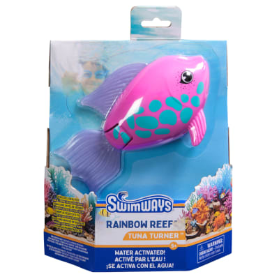 SwimWays Rainbow Reef Fish Toy, Kids Pool Accessories & Swimming Pool Toys, Pool Diving Toys & Pool Toys for Kids Ages 5 & Up, Batteries Included, Tuna Turner