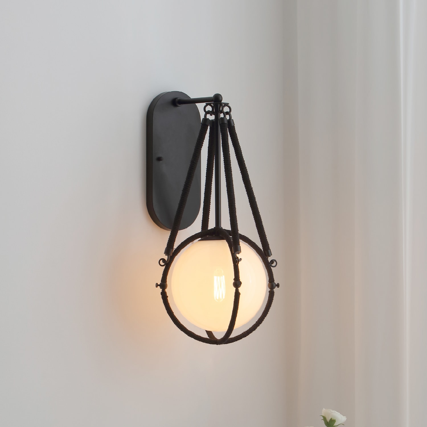 Voyager 1 Light Wall Sconce — installation 1