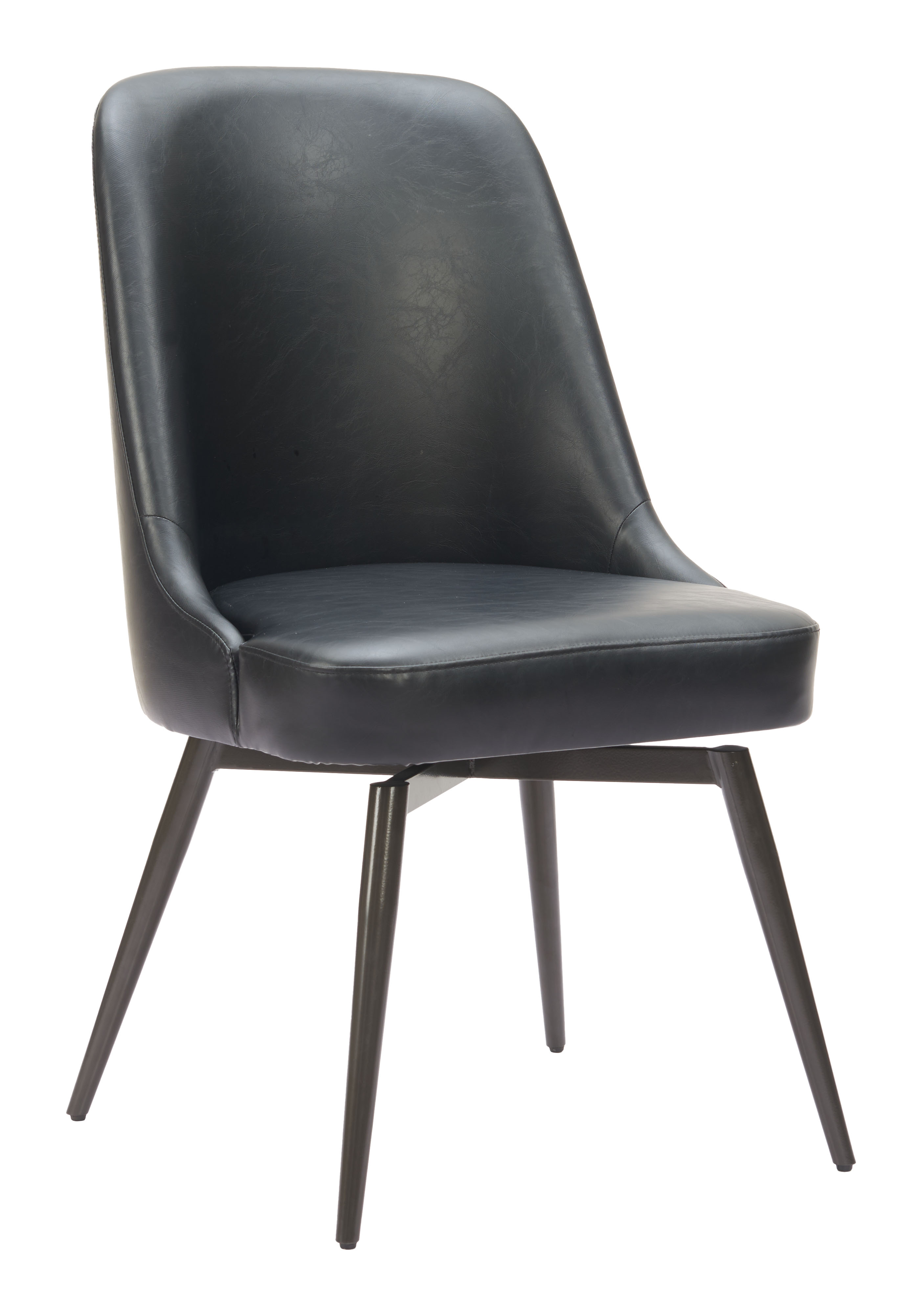 Keppel Swivel Dining Chair (Set of 2) Black product image