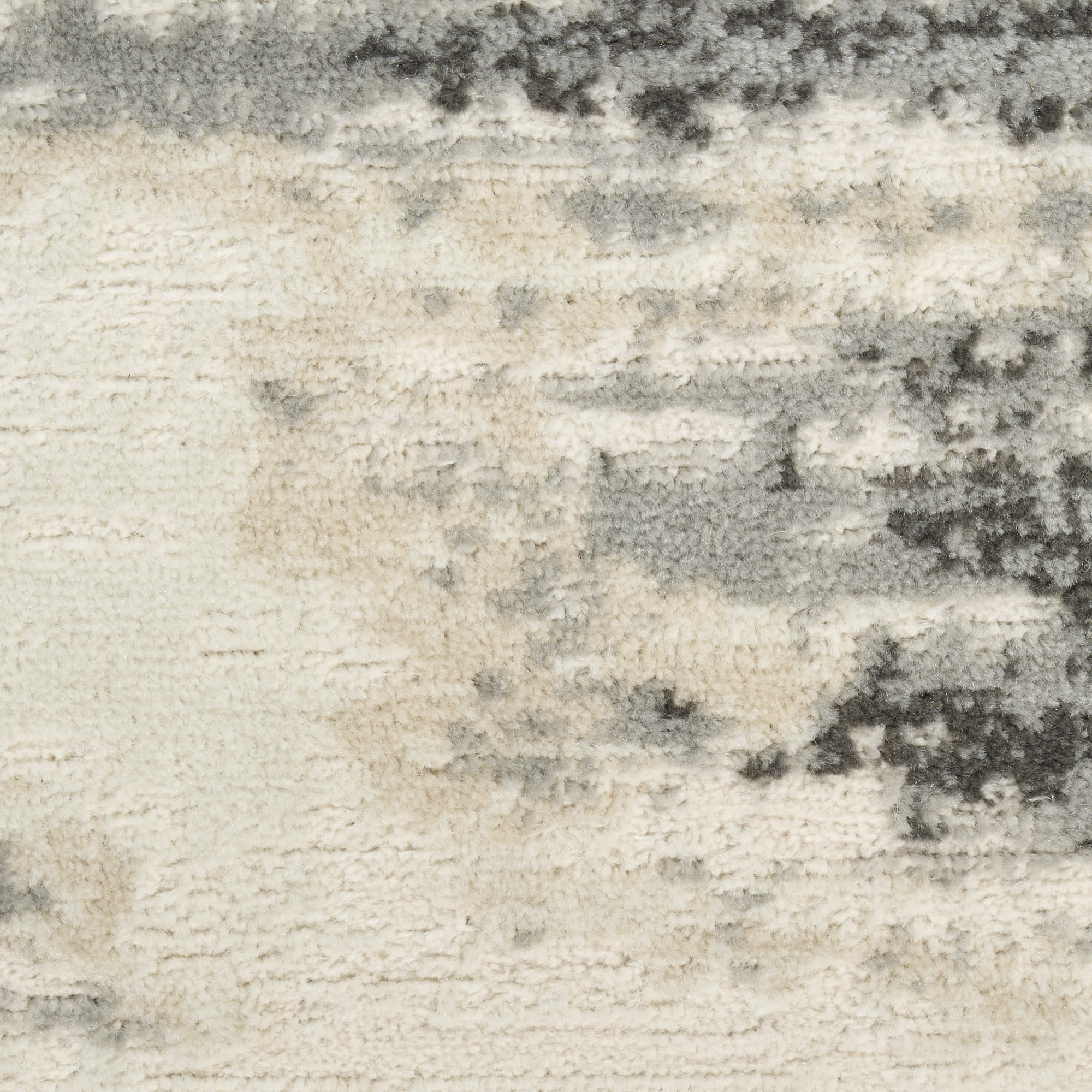 Nourison Serenity Home 7'10" x 9'10" Grey Multicolor Modern Indoor Rug