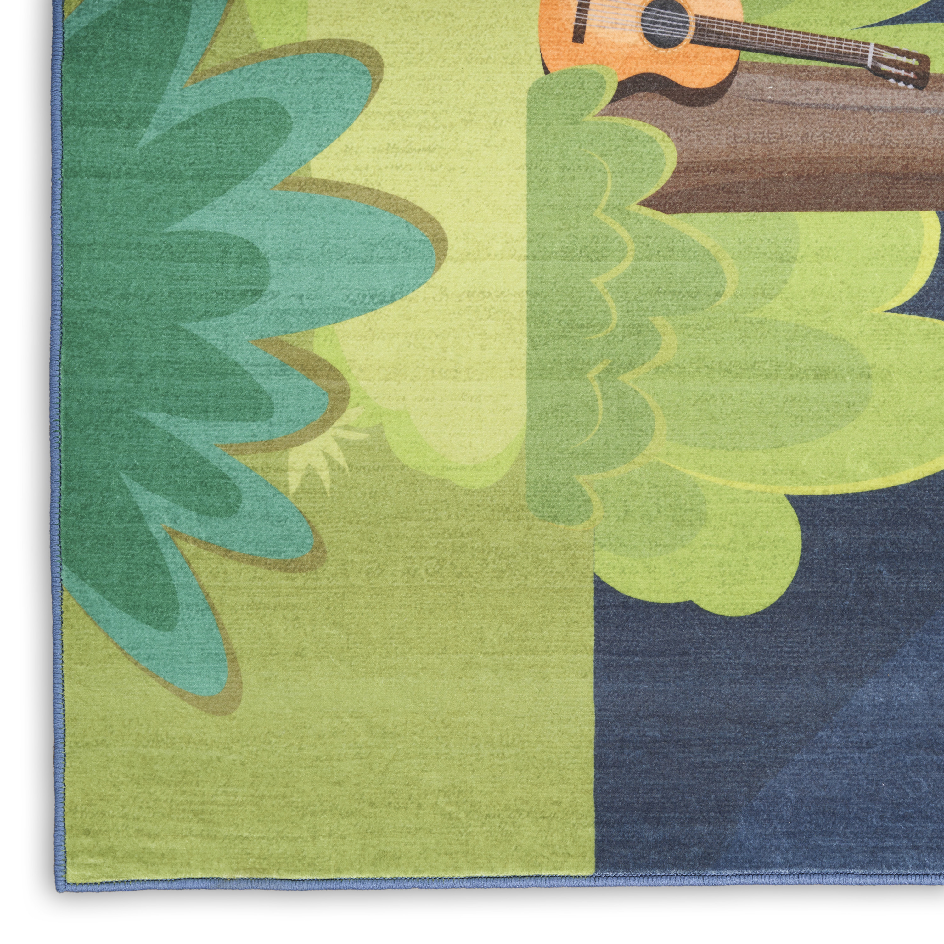 Nourison Imagination 3'5" x 5' Navy Multicolor Kids Indoor Rug