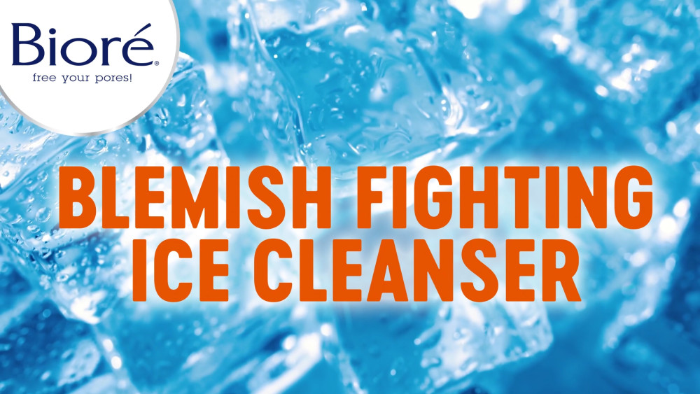 Bioré Blemish Fighting Ice Cleanser Treatment, Face Wash, 2 Salicylic