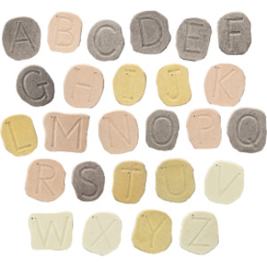 Feels-Write Uppercase Letter Stones