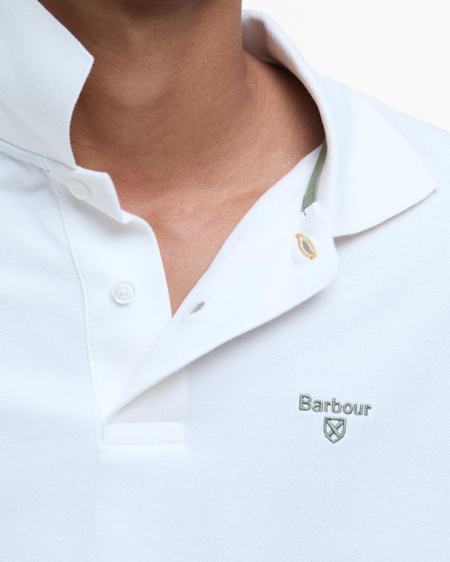 Lightweight Sports Short-Sleeved Polo Shirt Whisper White