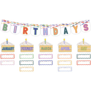 Color Crush Birthdays Mini Bulletin Board