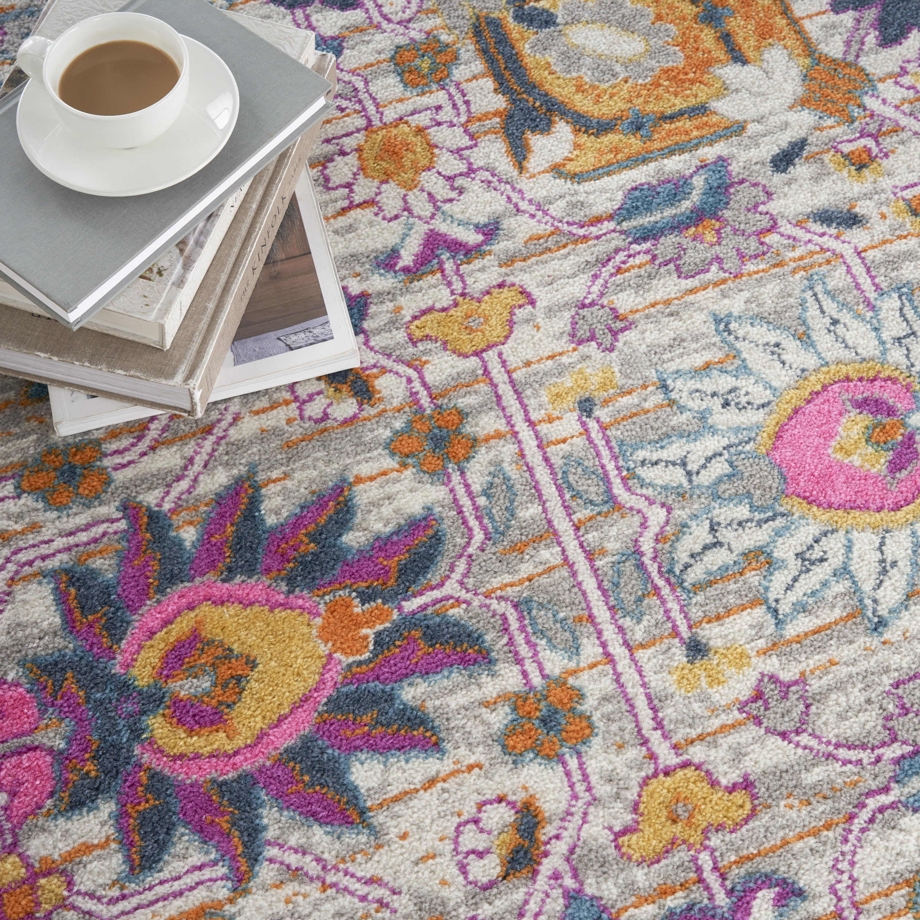 Nourison Passion 8' x 10' Silver Bohemian Indoor Rug