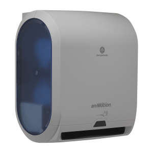 Georgia Pacific, enMotion, Electronic Roll Towel Dispenser, Gray/Blue