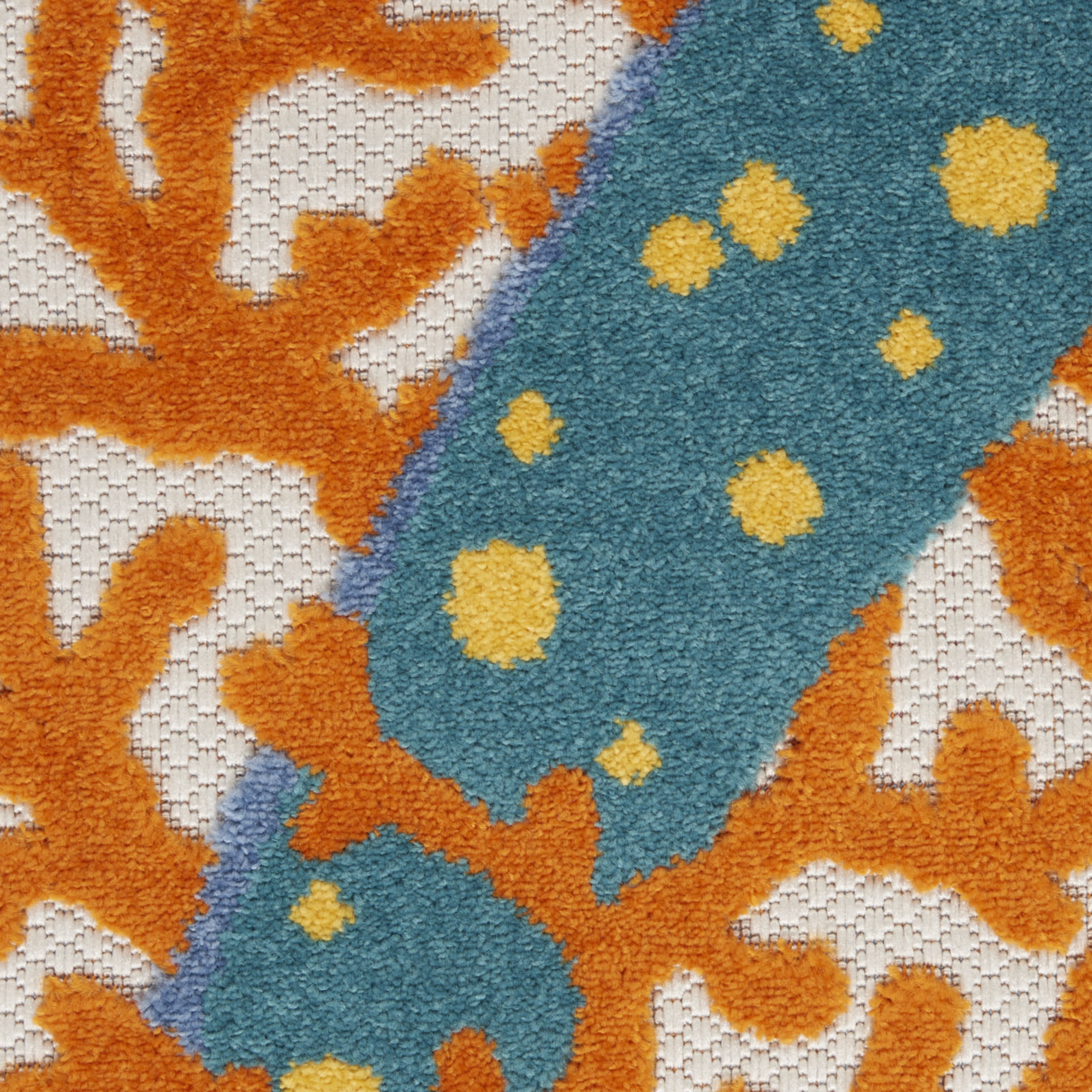 Nourison Aloha 5'3" x 7'5" Multicolor Coastal, Nautical & Beach Rug