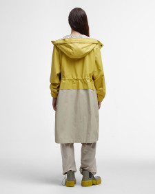 Evie Showerproof Parka Limeade/Light Sand