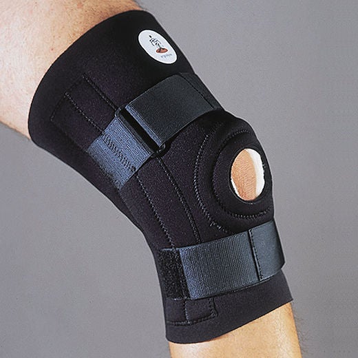 Ergodyne KNEE SLEEVE, NEOPRENE OPEN PATELLA & SPIRAL STAYS LG