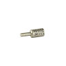 Pin Terminal Aluminum Tin-Plated 3/0 AWG 1-Conductor 600V 0.37 in. Pin White 0.476 I.D. x 0.85 O.D. x 2.59 in. L