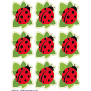 Ladybugs Giant Stickers, Pack of 36