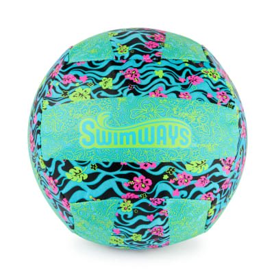 SwimWays Hydro Volleyball, Waterproof Volleyball, Outdoor Games for Adults and Kids, Sports Equipment, Pool Party Games and Toys, Ages 5 and Up, Blue