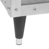 120-volt 1920-watt four-well Servewell® SL streamlined stainless steel hot-food table