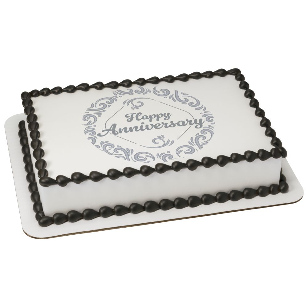 Image Cake Silver Anniversary