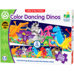 Long & Tall Puzzles - Color Dancing Dinos