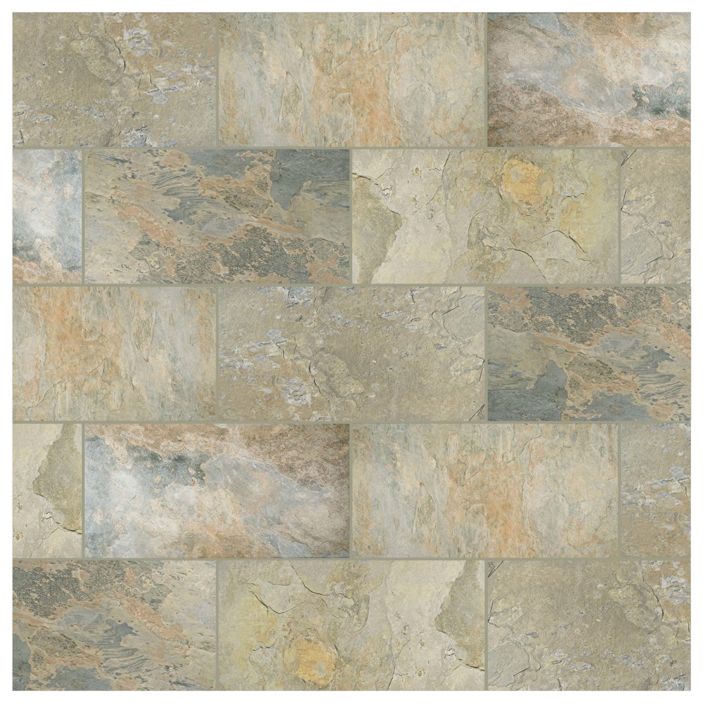 Ardesia Ocre 12-1/2 in. x 24-1/2 in. Porcelain Floor and Wall Tile