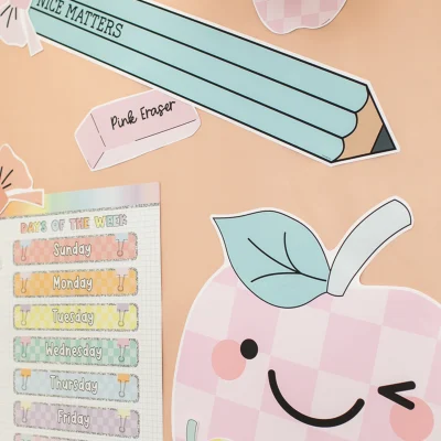 Fadeless Schoolgirl Style Bulletin Board Paper, Coral Sugar, 47.25" x 50', 1 Roll example 2